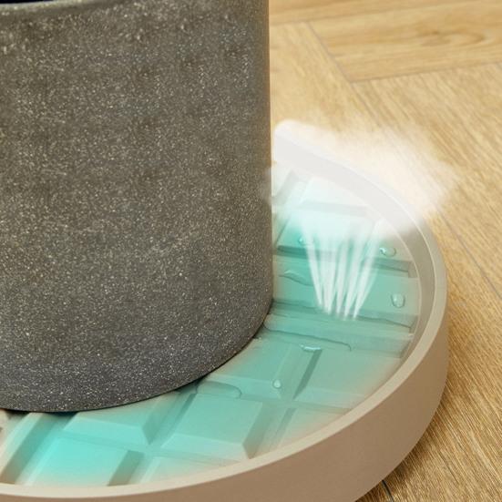 Flower Plant Pot Tray with Wheels 360-degree Rotation Rolling Plant Stand Durable Flower Pot Mover for Home Garden