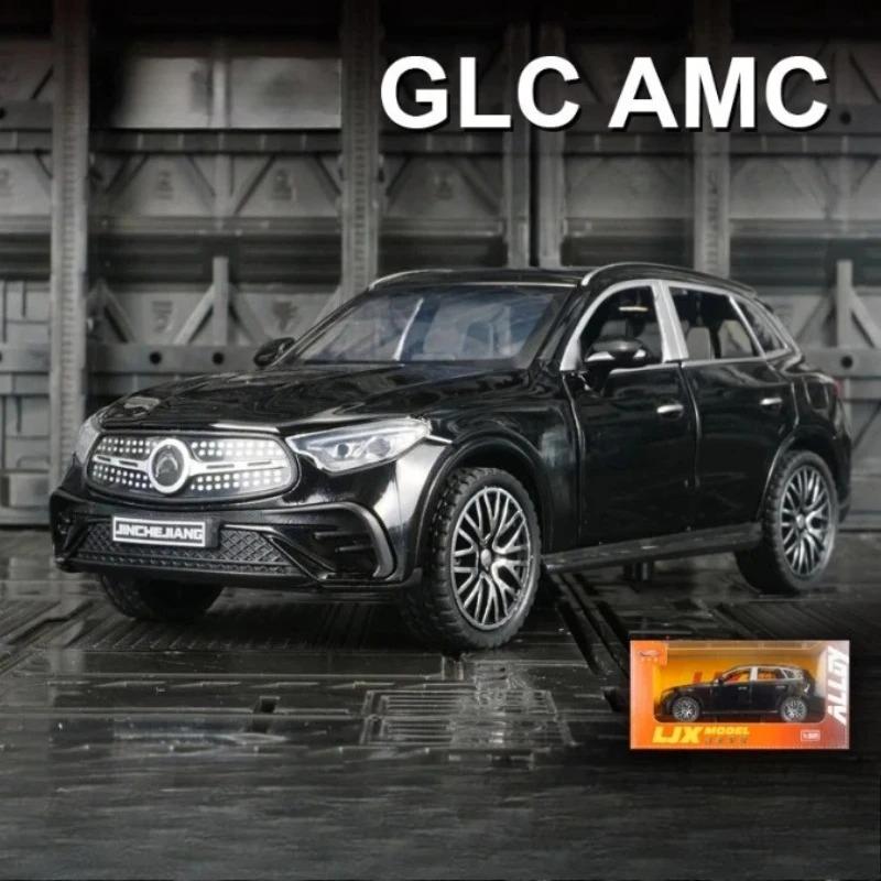 1:32 GLC400 Внедорожник Литой Модель Автомобиля Металлическая Литая Игрушечная Машинка Модель Автомобиля Симуляция Звука и Света Коллекция Детские Подарки