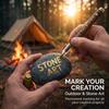 Waterproof Tombstone Touch Up Paint Pen Quick-Drying Gold Metal Marker  Inscription Restoration