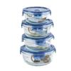 Набор из 4 предметов Yileya из термостойкого стекла для хранения продуктов