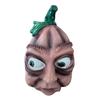 Halloween Pumpkin Statue with Expression Cartoon Pumpkin Head Resin Figurine Sculpture Indoor Outdoor Garden Desktop Decoration