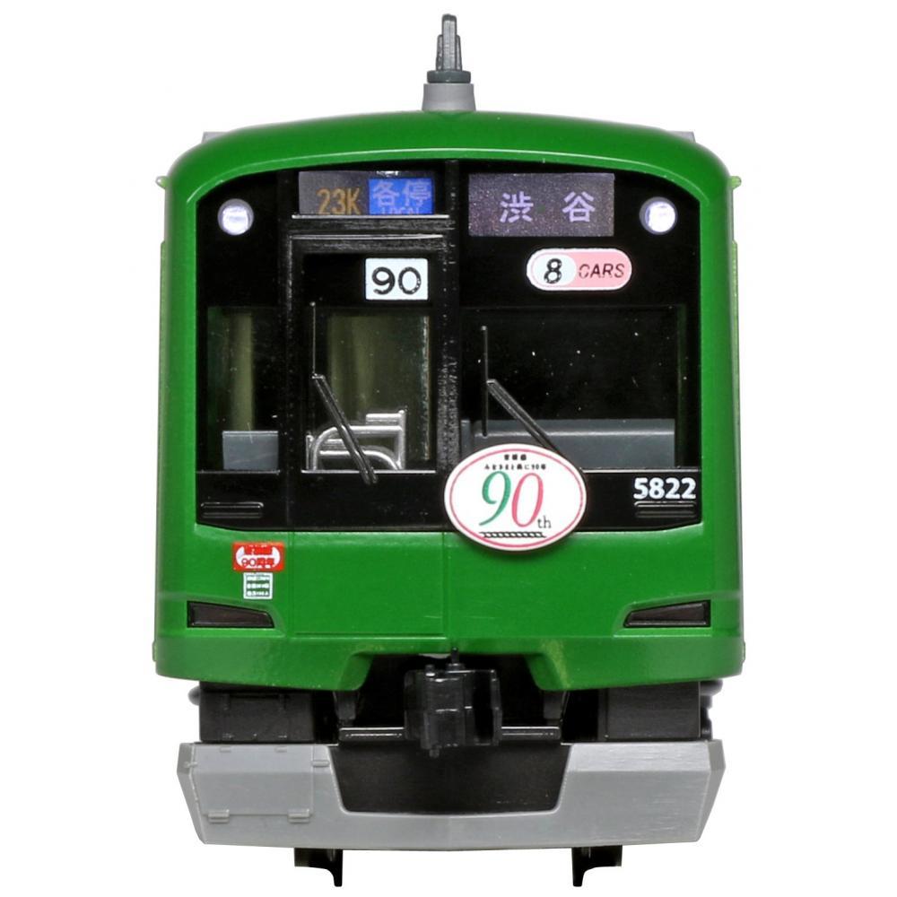 KATO N gauge Tokyu Electric Railway Линия Тоёко Серия 5000 синяя лягушка оберточная формация 8-вагонный набор [Специальный товар] 10-1456 Модель поезда