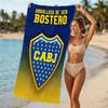 Beach Towel with Club Atlético Boca Juniors Pattern - soft,absorbent,machine washable Lightweight&Modern,swimming,Travel Essentials