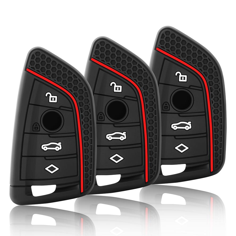 Силиконовый чехол для дистанционного ключа автомобиля, брелок для ключей BMW X1 X3 X4 X5 X6 серии 1 2 3 5 7 G20 G02 G05 G31 G23 F34 F15 F40 IX3