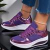 36-43 Women's Plus Size Fashionable Thick Sole Height Increasing Sports and Leisure Shoes Rocking Shoes