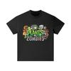 Футболка Plants vs Zombies: Ретро Игровая Футболка, Базовая Детская Футболка из Чистого Хлопка