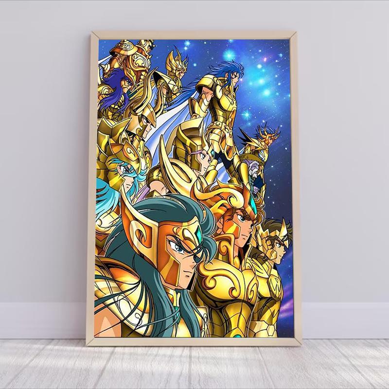 Saint Seiya Anime Poster Home Decoration Posters for Wall Decoration Painting on Canvas Decorative Paintings Room Decor Art the