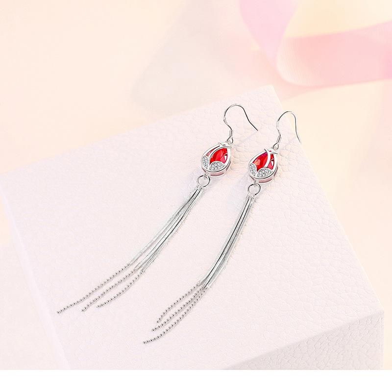 Lindon Copper Alloy Zircon Earrings Drop Earrings For Women Wedding Party Gifts