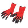 12 Pairs Advanced Work Gloves Durable Wrinkled Latex Coating For Construction Warehouse Handling Gardening
