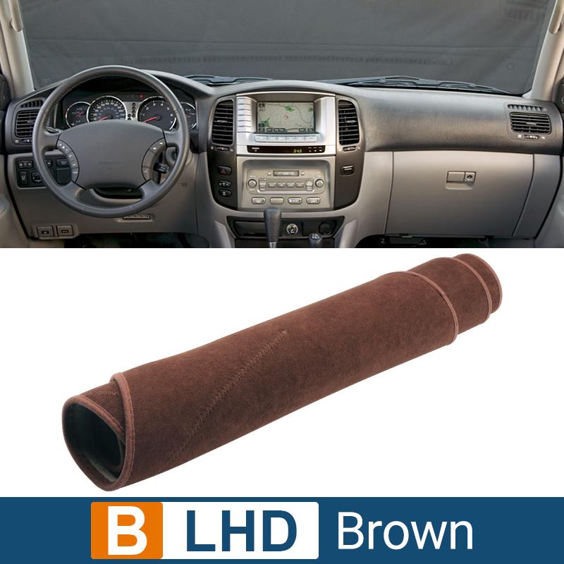 Для Toyota Land Cruiser 100 LC100 1998-2003 2004 2005 2006 2007 Автомобильный коврик на панель приборов Накладка на панель приборов Защита от солнца Анти-УФ чехол