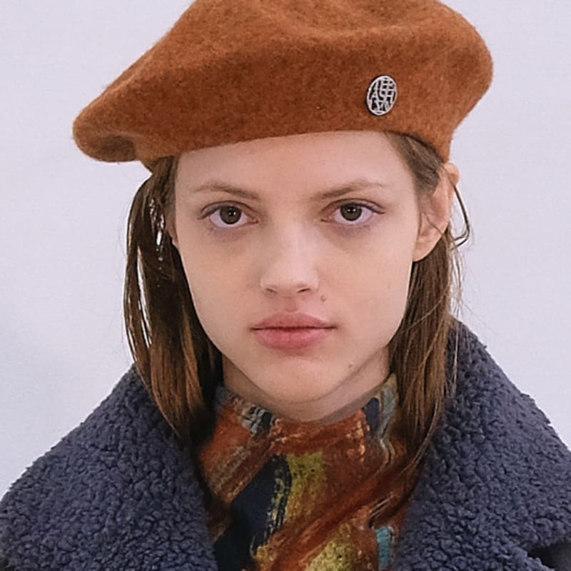 Шерстяной берет с логотипом ASHLYNN GLORIA II (5 ЦВЕТОВ)