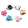 Мини-адаптеры OTG для мобильного телефона, планшета, кард-ридера, микро-USB-флеш-мыши, расширения клавиатуры для Android