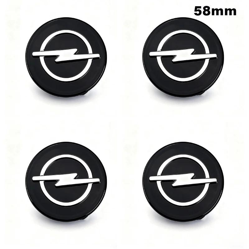 4pcs 58mm 64mm Wheel Center Cap Logo Hub Cover Badge Emblem Fit For Opel Insignia Astra Antara J H G F Corsa Zafira Tigra Mokka