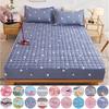 Cotton Soft Bedding Sheet Mattress Cover Thicken Quilted Bedspread Elastic Sheets Fitted Sheet Mattress Topper Non-slip Sheet Dust Cover