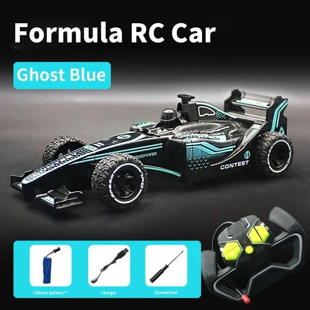 Новый мини-автомобиль с дистанционным управлением F1, перезаряжаемый движущийся гоночный прочный 2,4G, высокоскоростной спортивный автомобиль для дрифта для мальчиков, детские игрушки, подарки