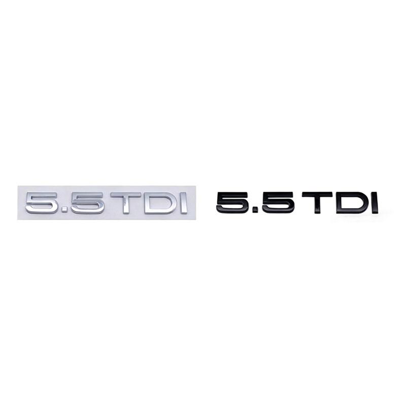 2.0TDI 3.0TDI 1.9 4.2 4.5 5.5 5.0 TDI car sticker for 7gjfp S4 6 SQ3 RS5 78TTS refit tail displacement label car accessories gjfp7