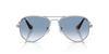 Солнцезащитные очки 0RB3925 AVIATOR MAX SILVER CLEAR GRADIENT BLUE 58мм Ray-Ban 003/3F58