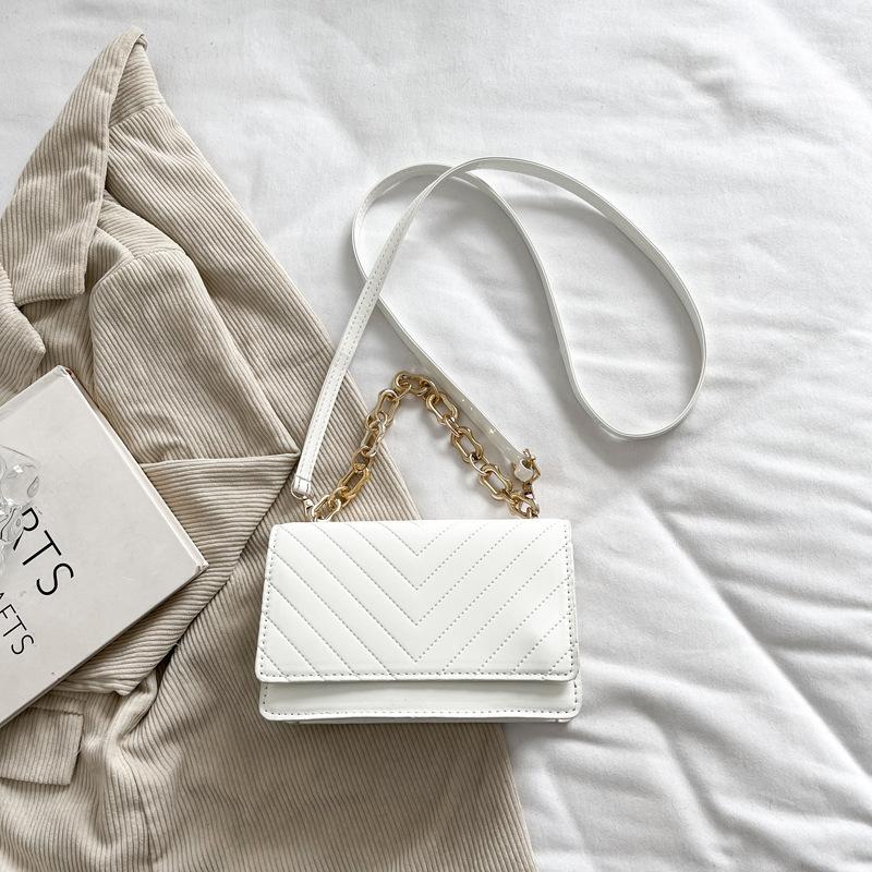 Летняя новая текстурированная маленькая квадратная сумка женская популярная модная сумка на плечо городская простая сумка-мессенджер