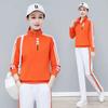 New Suit Running High-end Fashion Casual Sports Stand-up Collar Autumn and Winter Sweater Fitness Square Dance Clothing Dance Clothes