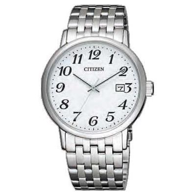 Мужской BM6770-51B ( Часы CITIZEN COLLECTION Eco-Drive Мужские) Круглые часы из серебристого нержавеющего металла