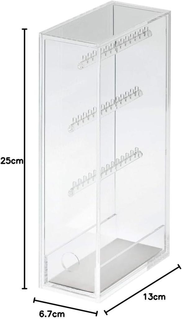 MUJI Acrylic Necklace and Earring Stand 6.7 x 13 x 25cm 18958207 Direct from Japan