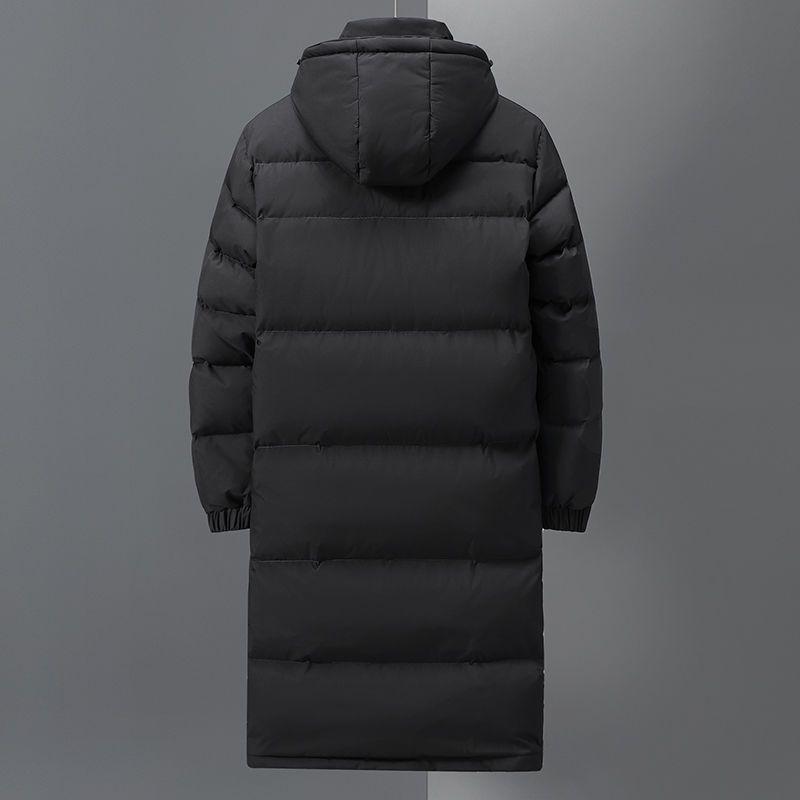 Мужской пуховик, длинное зимнее новое утолщенное пальто, одежда для пар