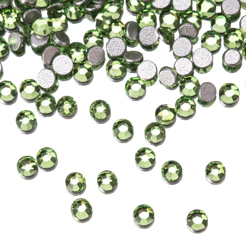 Cyrkonie Do Paznokci Szklane Ss3 Peridot Ok.1440 Szt Paczka