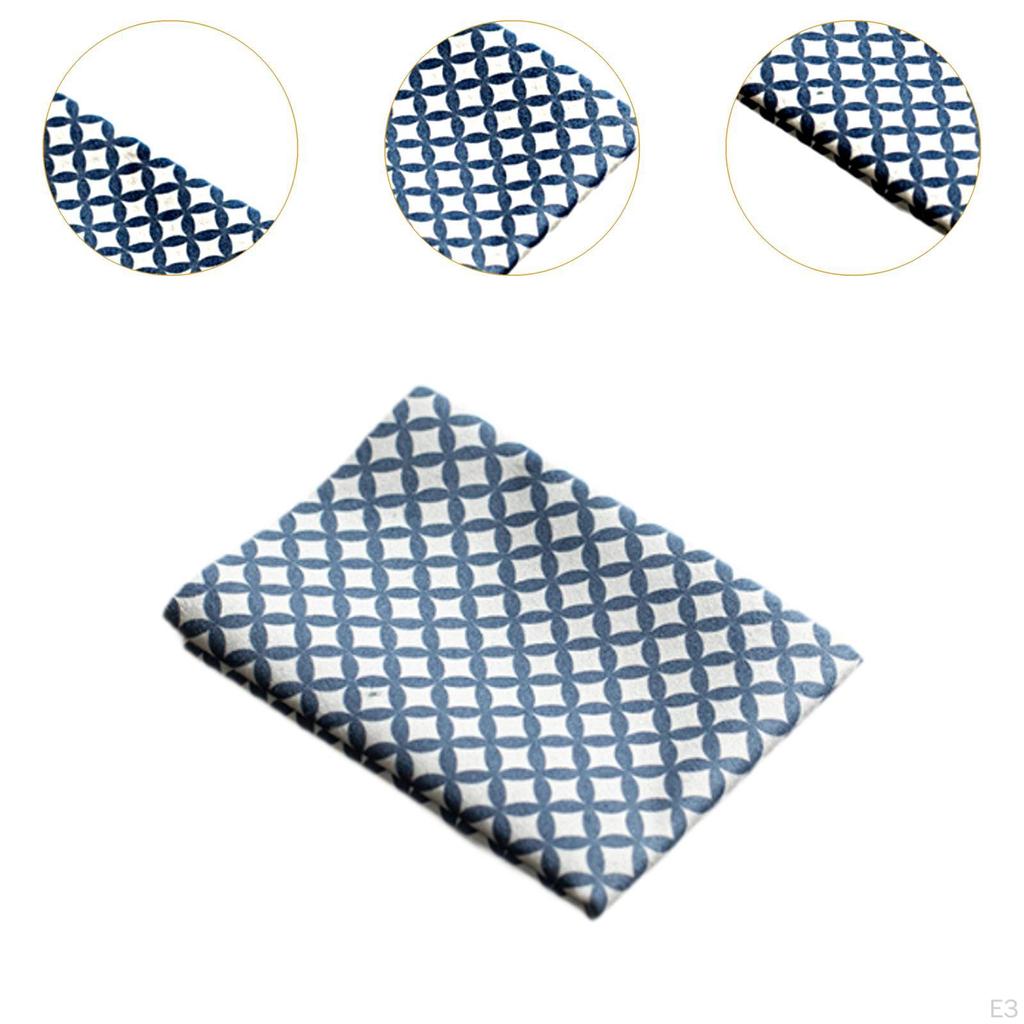 Китайский стиль чайное полотенце впитывающее многоцелевое моющееся аксессуары тканевый коврик для