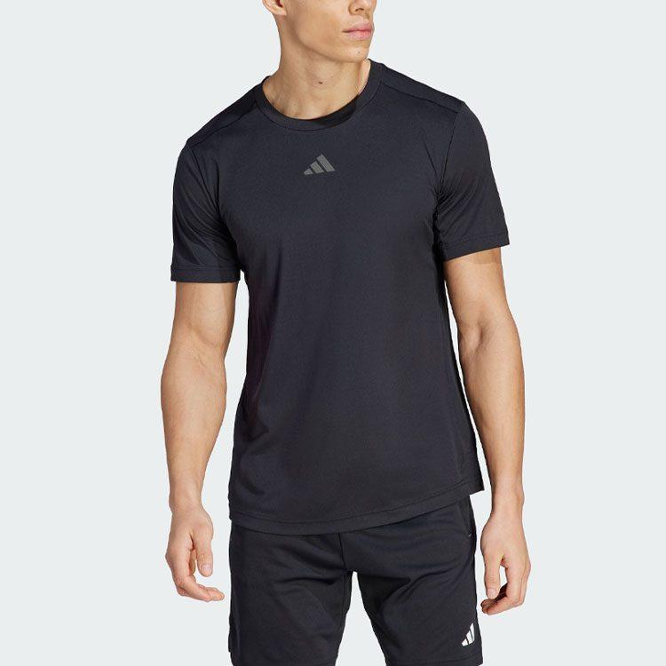 adidas Мужская футболка с втачным рукавом Черная IM1112