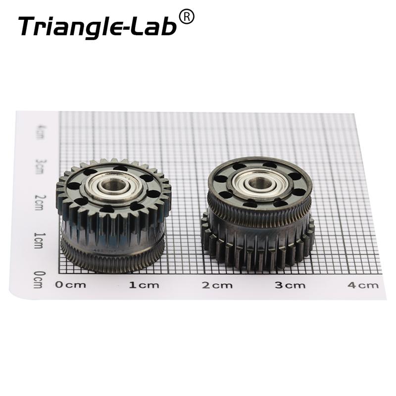Trianglelab® Upgrade Extruder Gear For Creality K2 serie All Metal Filament Drive Gear For K2 serie Nickel Plated DLC Coating
