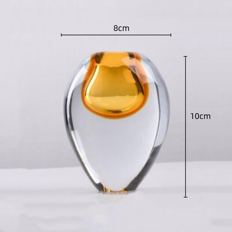 Стеклянная ваза цветная прозрачная с толстым дном гидропонная цветочная композиция аксессуары ваза для цветов террариум украшение дома