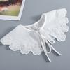 Лолита для куклы Накладной воротник Шаль Шарф Вышивка Цветок Накидка на плечи Половина рубашки Декоративное пончо Накидка для женщин Гир