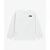 The North Face Kids Go To Long Sleeve Tee White Nt7ts01s