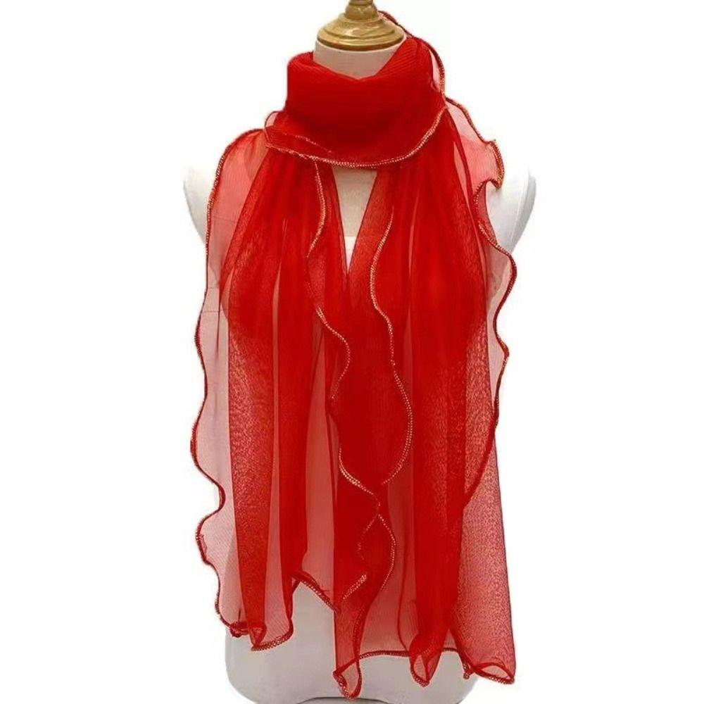 Sunscreen Head Wraps Neckerchief Headband Air Conditioner Shawl Hijab Scarf Summer