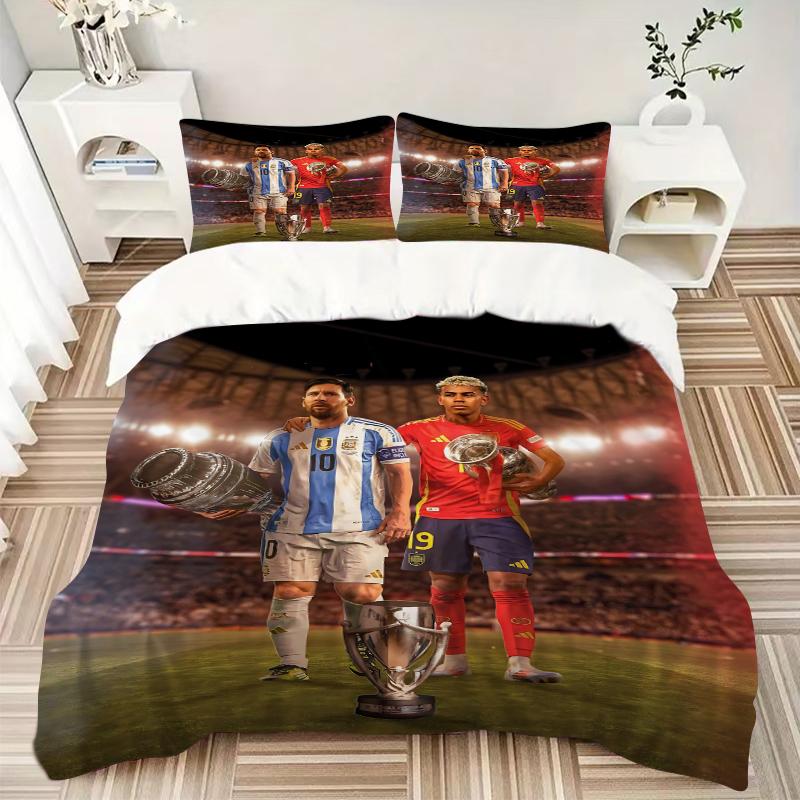 3Pcs Champions Celebration Bedding Sets For All Sizes New 3D Printed Bed Cover Comforter Duvet Cover Pillowcase Bedroom Decoration
