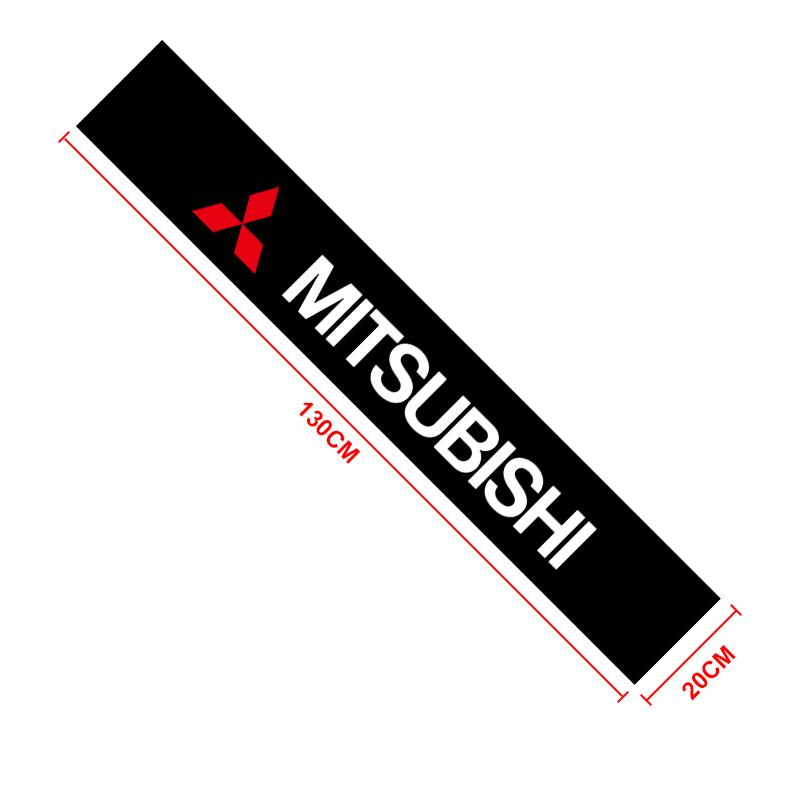Car Front Rear Window Sticker Waterproof Sunshade Windshield Decal For Mitsubishi ralliart Lancer 9 10 ASX Outlander Pajero L200