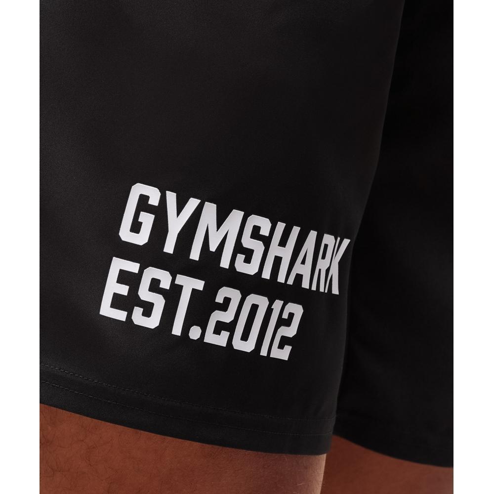 GymShark S C graphiC 7  ShortS blaCk a2C2q Bb2j