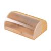 Roll Top Bread Box Rustic Modern Keeper for Table Cafe Kitchen Counter