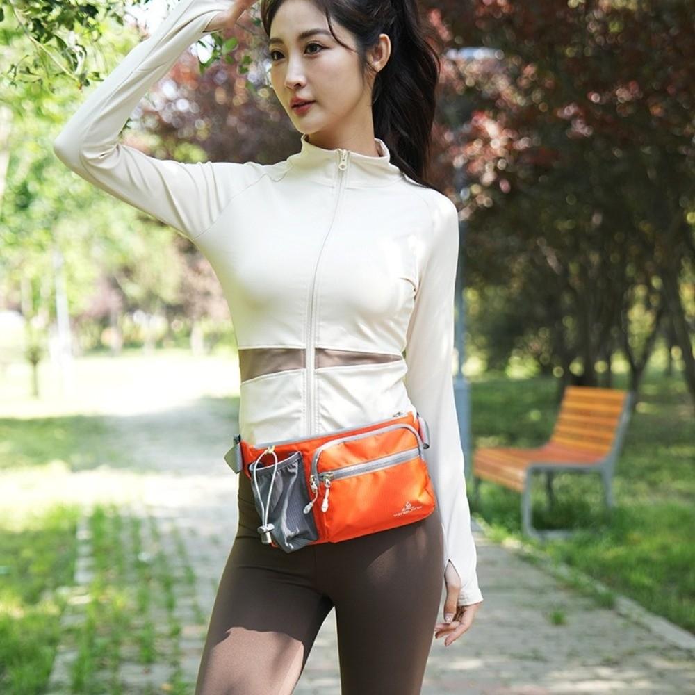 Multifunctional Waist Bag Lightweight Water Bottle Bag Casual Phone Chest Bag Cycling