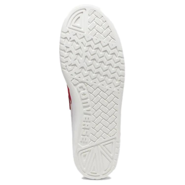 Converse Fastbreak Pro Comfortable and Versatile Anti-slip Wear-resistant Low-top Skate Shoes for Both Men and Women In White and Red