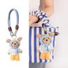 Adorable Puppy Plush Pendant Keychain - Cute Bag Charm for Couples