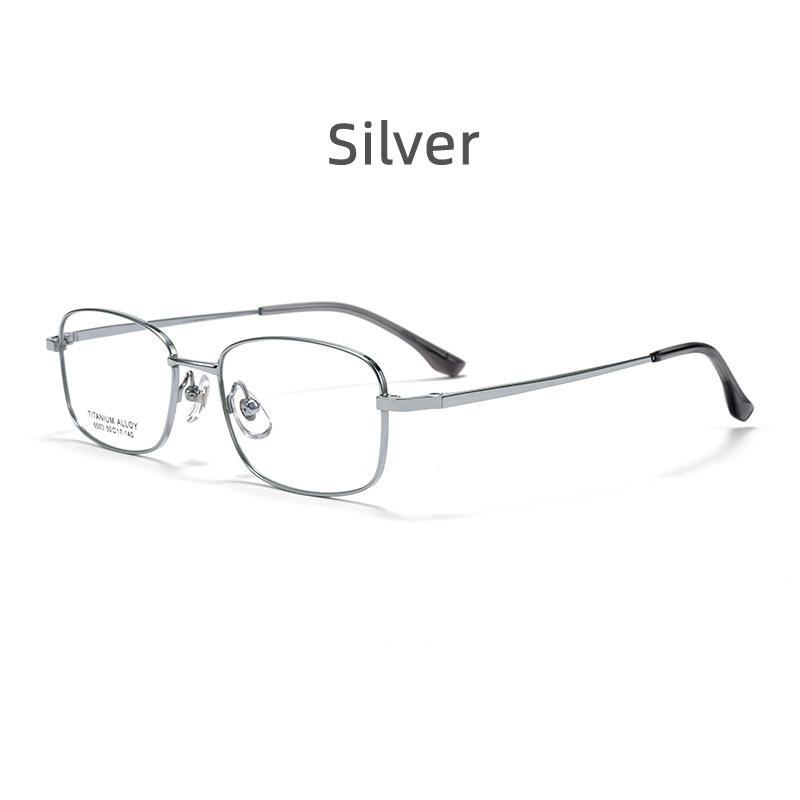 Retro Small Frame Ultralight Pure Titanium Glasses Frame Man Woman Unisex Square Business Optics Prescription Glasses