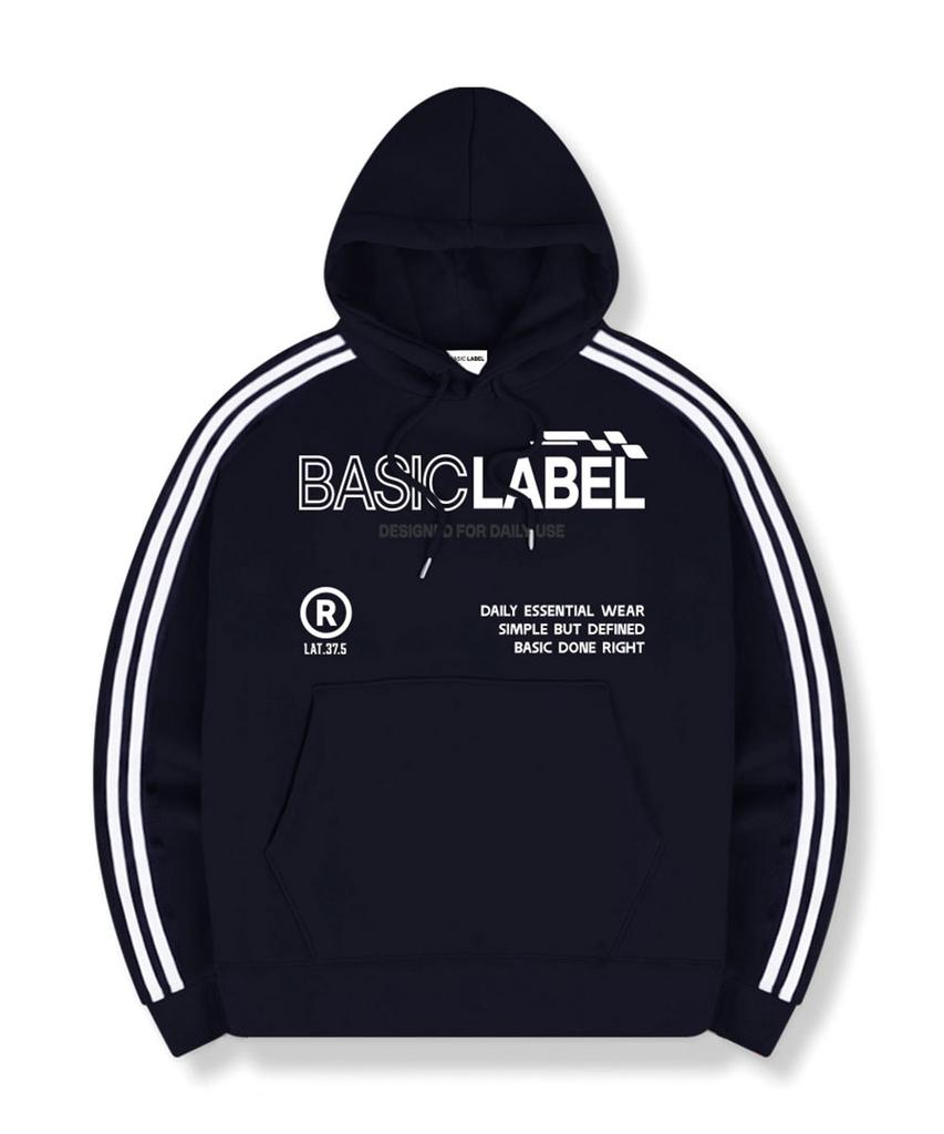 BASIC LABEL Худи стандартного кроя оверсайз 4 цвета [Blbi_6003]