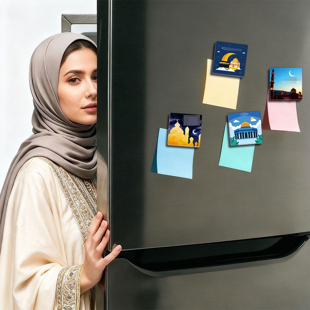 Middle Eastern Ethnic Style Acrylic Refrigerator Magnet - Festival Home Decor Sticker