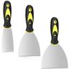Drywall Finishing Putty Knife Scraper and Spackle Knife Set for Taping, Scraping, Painting, and Baking (2, 2.5, and 3 Inches)
