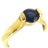 Gold Plated Ring with Sapphire Oxide