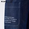 M.Latin Boys' Casual Letter-Print Straight-Leg Jeans