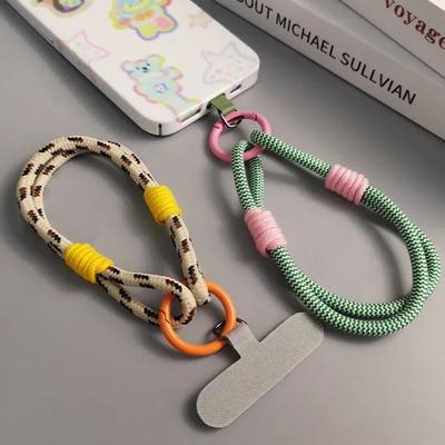 Женщины Мужчины Несколько стилей Анти-потерянный телефон Цепочка Креативный ремешок на запястье Портативный полиэстер для мобильного телефона Подарочные аксессуары