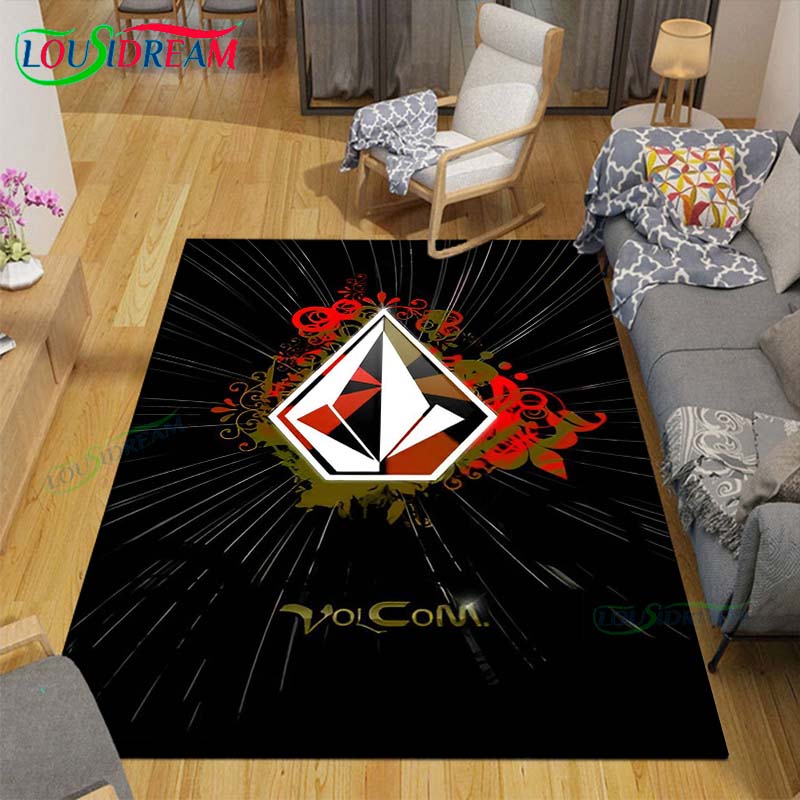 Fashion V-VOLCOMS Carpets Bedroom Becoration Living Room Decoration Carpets for Bed Room Rug Anime Rug  Area Rug