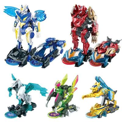 Screechers Wild Чип Код Лабиринт Трансформируемая Экшн Фигурка Робот Энергетический Взрыв Выстрел Деформируемая Машина Зверь 360° Переворот Захват Чипа Детская Игрушка